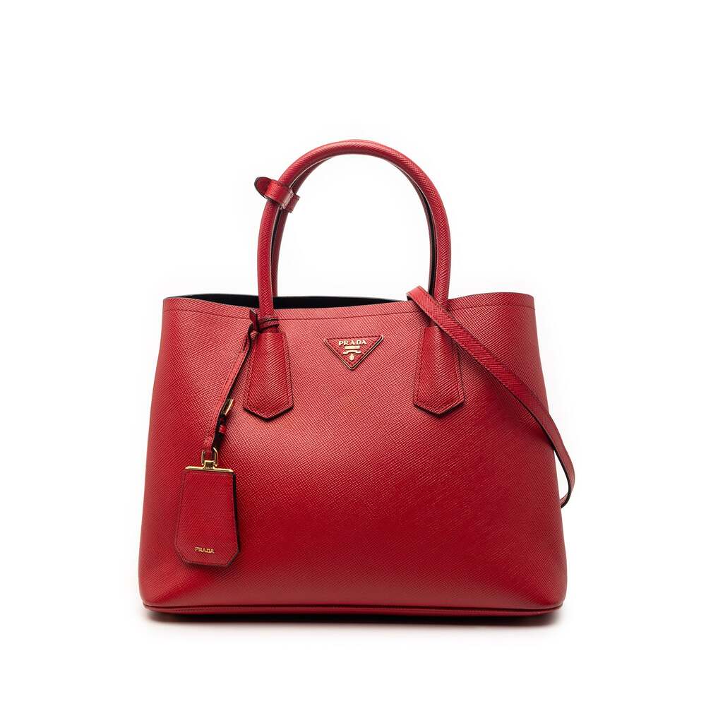 Prada Cuir Double Tote Saffiano Leather #256423P13B